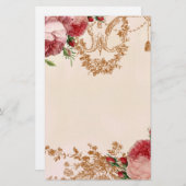 Roos van Blenheim - Petal Pink - Persoonlijk Briefpapier (Voorkant / Achterkant)