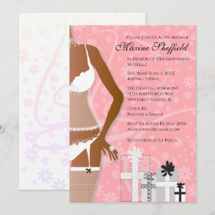 Roos van de Afrikaanse Amerikaanse Lingerie Vrijge Kaart