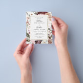 Roos van de begroting - de Dusty Floral sparen de Flyer (Hand)