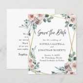 Roos van de begroting Mosterd Floral Eucalyptus Sa (Voorkant / Achterkant)