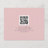 Roos van de bloemen van de begroting de QR Code sp (Achterkant)