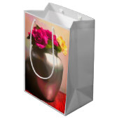 Roos van de liefde Gift Bag Medium Cadeauzakje (Achterkant Gekanteld)