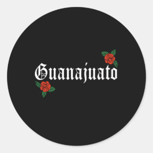 Roos van de Mexicaanse staat Guanajuato Ronde Sticker