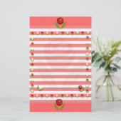 Roos van een Roos Briefpapier (Staand voorkant)