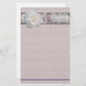 Roos van Floral Briefpapier (Voorkant / Achterkant)