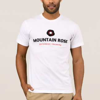 Roos van het gebergte, met korte mouwen uitgerust t-shirt
