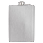 Roos van het windkompas en geborsteld aluminium heupfles (Achterkant)