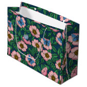 Roos van honden en vlinders groot cadeauzakje (Voorkant Gekanteld)