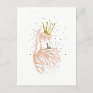 roos van karte flamant briefkaart