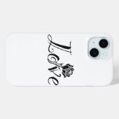 Roos van liefde Case-Mate iPhone case (Achterkant (horizontaal))