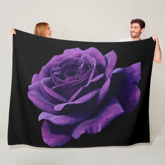 Roos van liefde fleece deken (In situ)