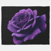 Roos van liefde fleece deken (Voorkant (Horizontaal))