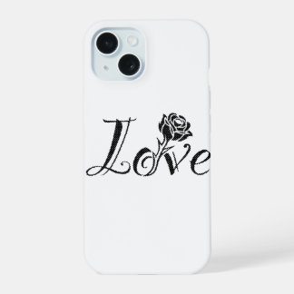 Roos van liefde iPhone 15 hoesje
