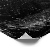 Roos van oude kompas (B&W) Poster (Hoek)