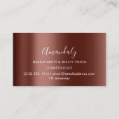 Roos van professionele marktkrassen Futuristisch Visitekaartje (Achterkant)