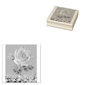 Roos van Sharon Lilly van de kombuis Rubberstempel (Gestempeld)