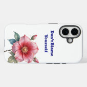 Roos van Sharon ontwerp iPhone case (Achterkant (horizontaal))