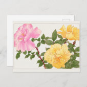 Roos van Tanigami Konan Briefkaart (Voorkant / Achterkant)