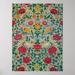Roos van William Morris Poster