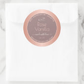 Roos Vanilla Scented Cute Product Packaging Labels (Tas)