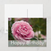 Roos Verjaardag Briefkaart | Geburtstagskarte-Roos (Voorkant / Achterkant)