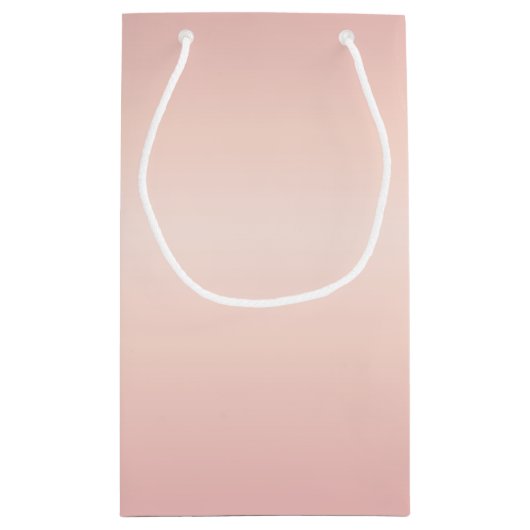 Roos verloopstroken klein cadeauzakje (Achterkant)