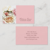 roos verloving belt trouwfotograaf visitekaartje (Voorkant / Achterkant)