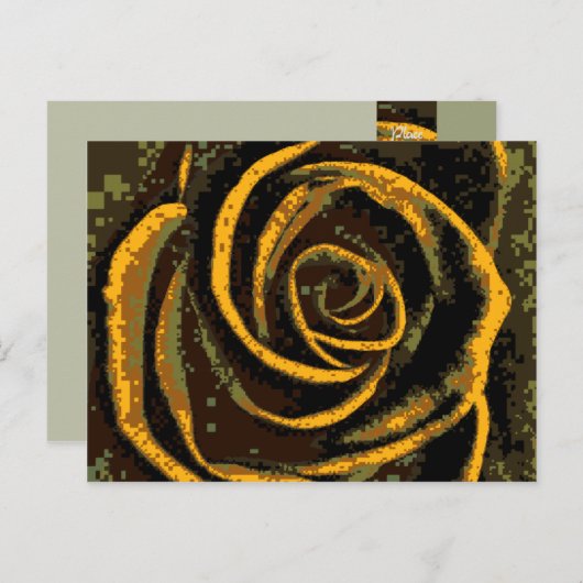 ROOS VI BRIEFKAART SJABLOON (Voorkant / Achterkant)