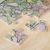 Roos (vier bloemen), Alphonse Mucha Legpuzzel (Zijkant)