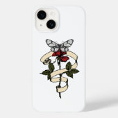 Roos & Vlinder Mok – Botanische Elegantie Case-Mate iPhone Case (Achterkant)