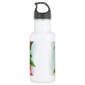 Roos & Vlinder Waterfles (Achterkant)