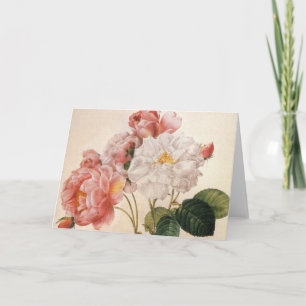 Roos VloerWenskaart Kaart