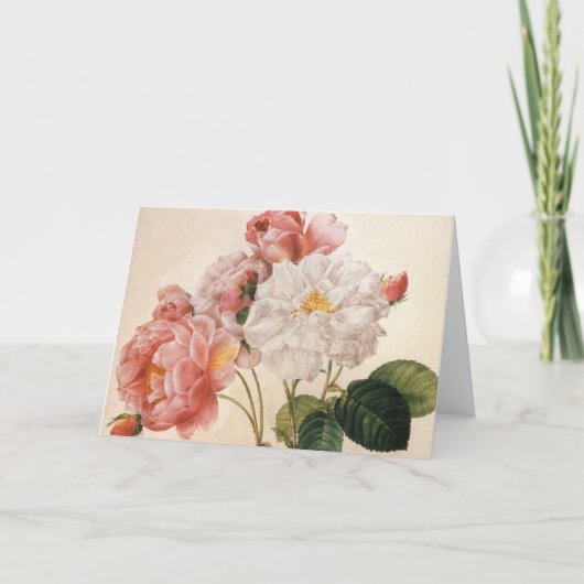  Roos VloerWenskaart Kaart (Voorkant)