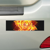 Roos voor bloei bumpersticker (Op auto)