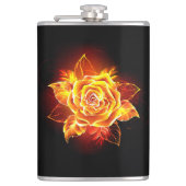 Roos voor bloei heupfles (Voorkant)