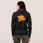 Roos voor bloei hoodie (Achterkant volledig)