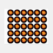 Roos voor bloei labels (Vel)