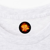 Roos voor bloei labels (Aangebracht)