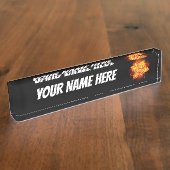 Roos voor bloei naambordje (Zijkant)