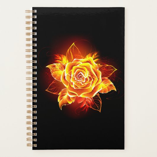 Roos voor bloei planner (Voorkant)
