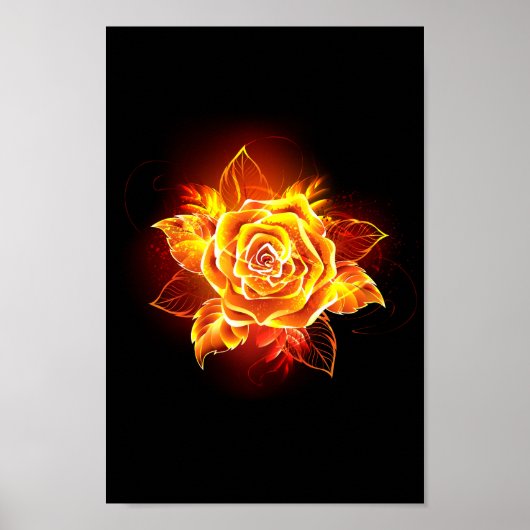 Roos voor bloei poster (Voorkant)