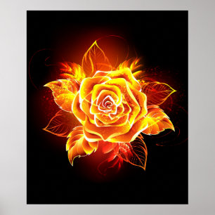 Roos voor bloei poster