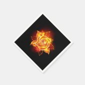 Roos voor bloei servet (Hoek)