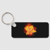 Roos voor bloei sleutelhanger (Achterkant)