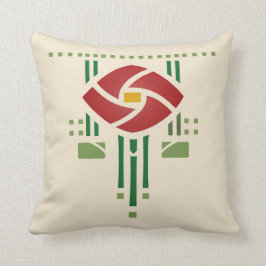 Roos voor kunstwerken kussen