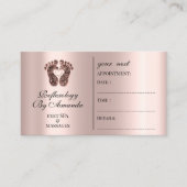 Roos voor massaherkenning van benoemingskaart Refl Afsprakenkaartje (Voorkant)