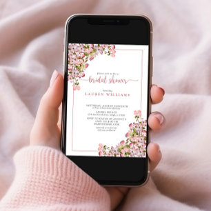 Roos Vrijgezellenfeest van het Manuscript Floral Kaart