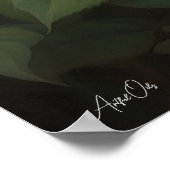 Roos | WallArt | Olieverfstijl Poster (Hoek)