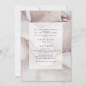 Roos Waterverf Floral Wedding Kaart (Voorkant)