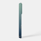 Roos Web Gradiënt Blauw iPhone Hoesje (Rechterkant)